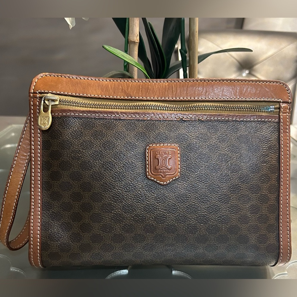 CELINE Macadam Clutch Wristlet Bag - Picture 16 of 16